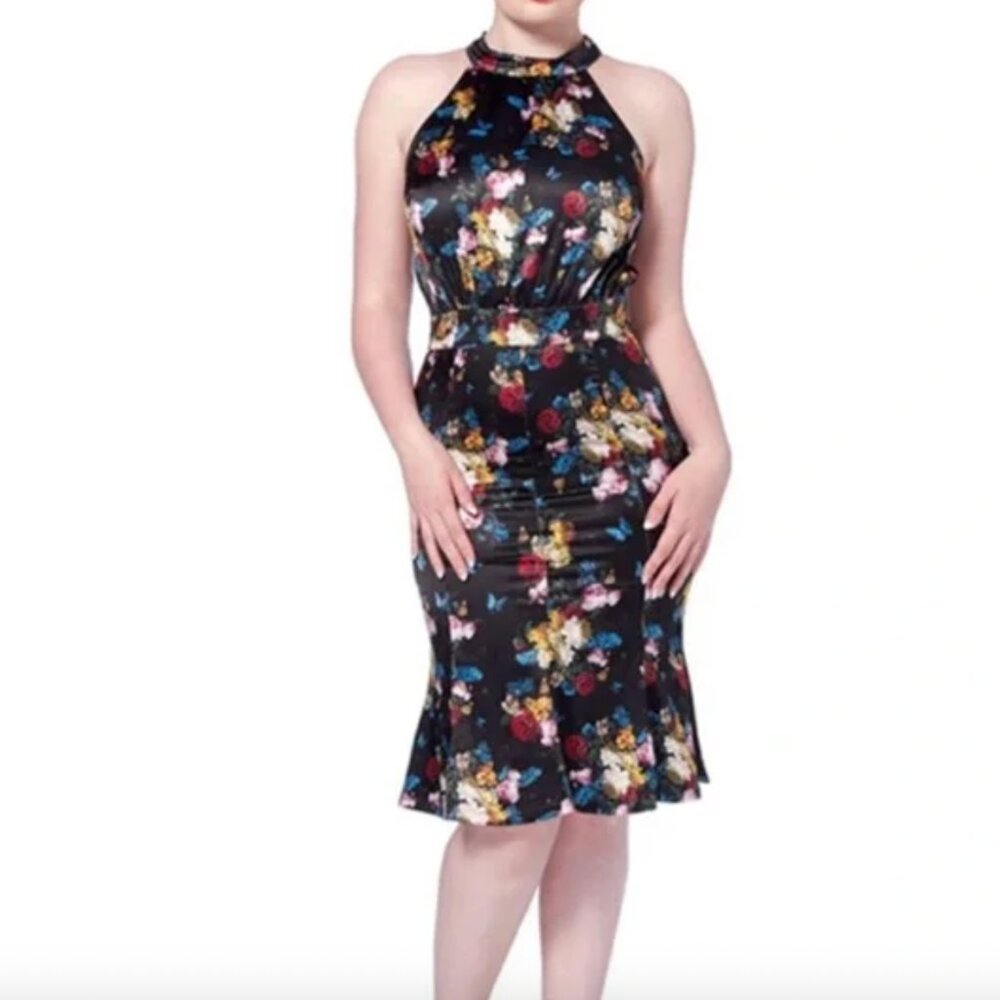 Voodoo Vixen Dress, Black/Multicolor, Small (Modcloth)